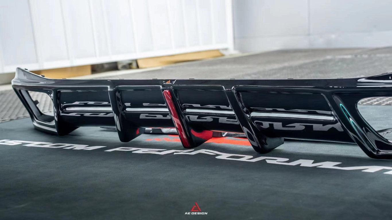 BMW X5 G05 M50i X/S Drive 40i (with M-Package) (Fits Both Pre-LCI & LCI) 2019 2020 2021 2022 2023 2024 with Aftermarket Parts -?AE Style?Rear Diffuser & Canards PP from?ArmorExtend