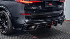 BMW X5 G05 M50i X/S Drive 40i (with M-Package) (Fits Both Pre-LCI & LCI) 2019 2020 2021 2022 2023 2024 with Aftermarket Parts - AE Style Rear Diffuser & Canards PP from ArmorExtend