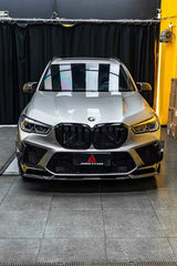 BWM X5M X5MC F95 Pre-LCI 2020 2021 2022 2023 with Aftermarket Parts - AE Style Front Lip Carbon Fiber from ArmorExtend