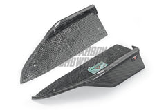 BMW X5M X5MC F95 & X6M X6MC F96 (Fits Both Pre-LCI & LCI) 2020 2021 2022 2023 2024 With Aftermarket Parts - AE V2 Style Rear Diffuser & Canards Carbon Fiber from ArmorExtend