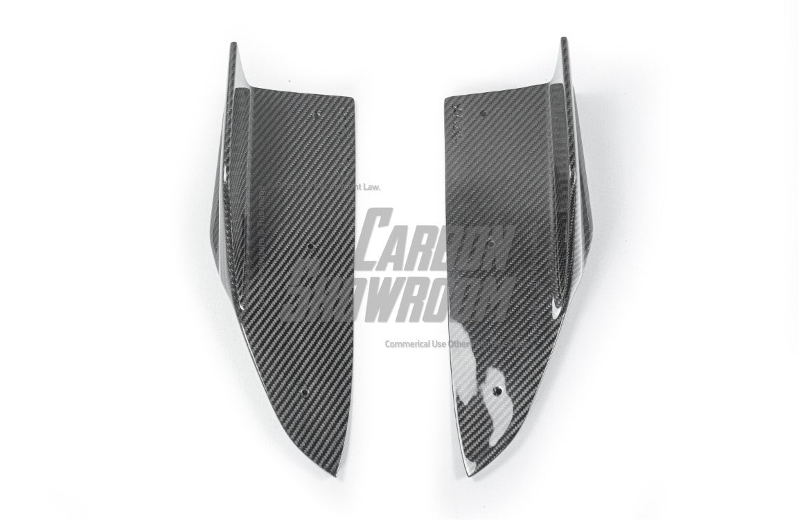 BMW X5M X5MC F95 & X6M X6MC F96 (Fits Both Pre-LCI & LCI) 2020 2021 2022 2023 2024 With Aftermarket Parts - AE V2 Style Rear Diffuser & Canards Carbon Fiber from ArmorExtend