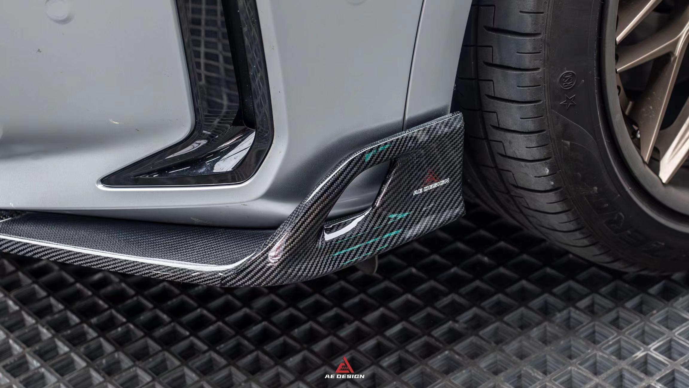 BMW X5 s/x Drive 40i & xDrive 50e (With M-Package, does not fit base model) & M60i G05 LCI 2023-ON with Aftermarket Parts - AE Style Carbon Fiber Front Lip?from ArmorExtend