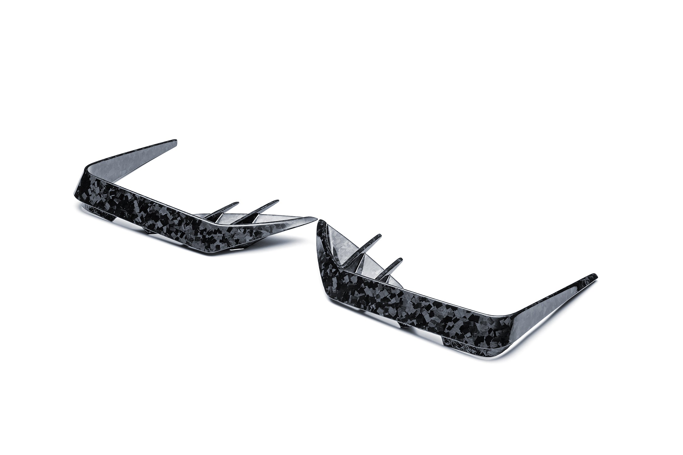 BMW XM G09 2023-ON with Aftermarket Parts - Front Canards Dry Pre-preg Carbon Fiber from Ventus Veloce
