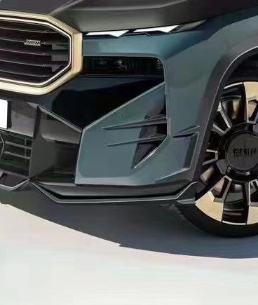BMW XM G09 2023-ON with Aftermarket Parts - Front Canards Dry Pre-preg Carbon Fiber from Ventus Veloce