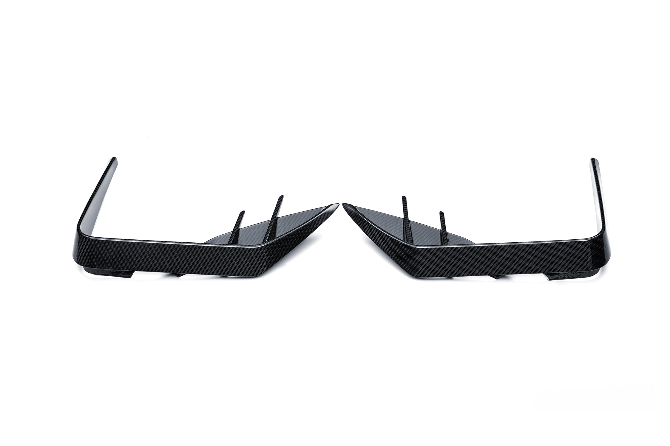 BMW XM G09 2023-ON with Aftermarket Parts - Front Canards Dry Pre-preg Carbon Fiber from Ventus Veloce