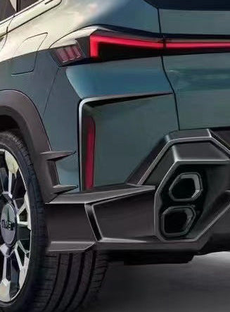 BMW XM G09 2023-ON with Aftermarket Parts - Rear Bumper Canards Dry Pre-preg Carbon Fiber from Ventus Veloce