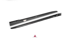 BMW X3M X3MC F97 (Fits Both Pre-LCI & LCI) 2019-2024 & X4M X4MC F98 (Fits Both Pre-LCI & LCI) 2019-2025 with Aftermarket Parts - ART V3 Side Skirts Dry Pre-preg Carbon Fiber from ArmorExtend