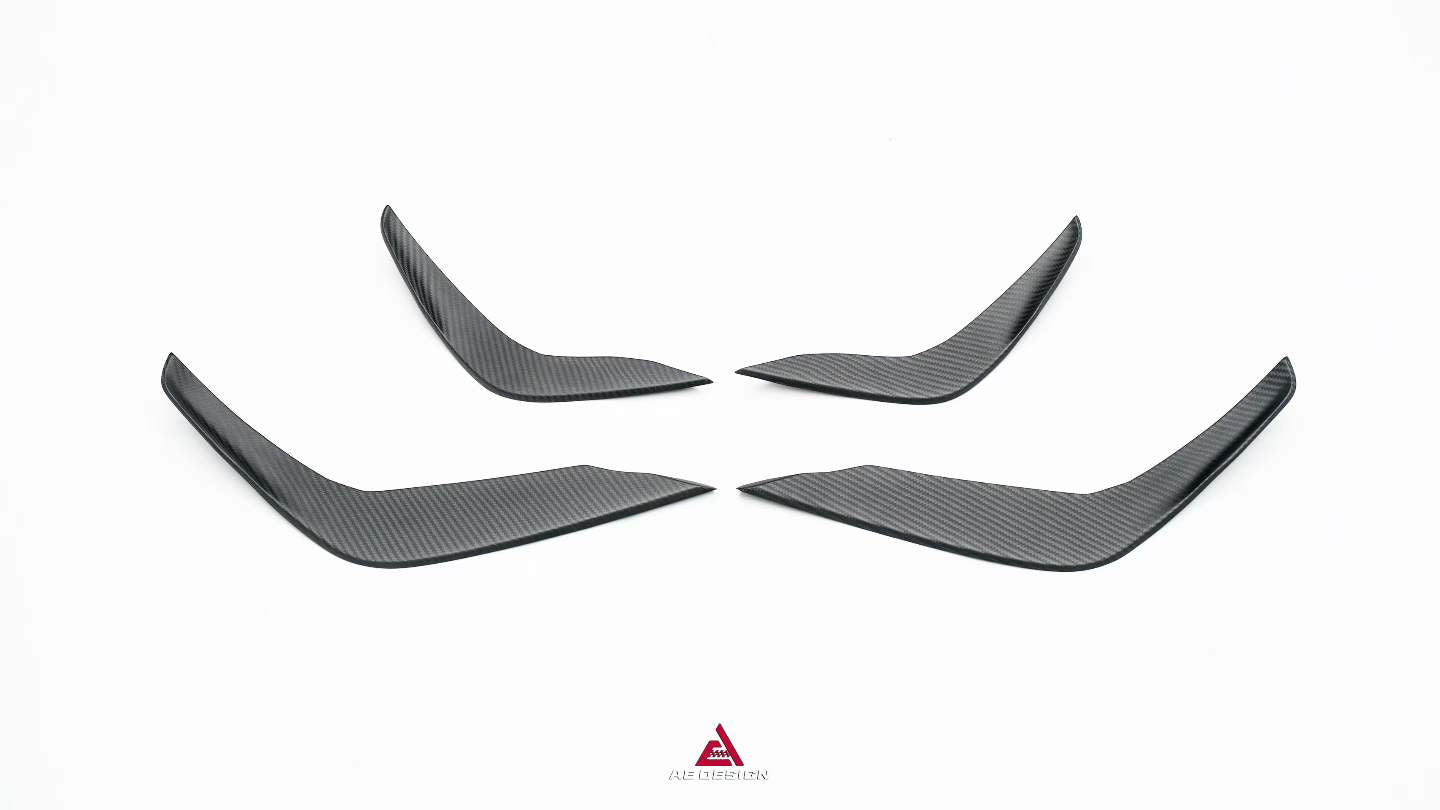 BMW X3M X3MC F97 LCI 2022 2023 2024 & X4M X4MC F98 LCI 2022 2023 2024 2025 with Aftermarket Parts - ART V2 Front Canards Carbon Fiber from ArmorExtend