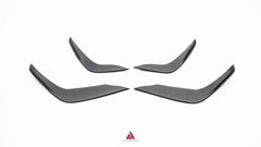 BMW X3M X3MC F97 LCI 2022 2023 2024 & X4M X4MC F98 LCI 2022 2023 2024 2025 with Aftermarket Parts - ART V2 Front Canards Carbon Fiber from ArmorExtend
