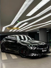 BMW i5 xDrive40 / i5 eDrive40 (with M-package bumper, does not fit base mode) / i5 M60 G60 G61 2024-ON & 5 Series 540i xDrive / 530i xDrive / 530i (with M-package bumper, does not fit base model) / 550e xDrive G60 G61 2024-ON with Aftermarket Parts - Pre-preg Carbon Fiber Front Bumper Lower Center Grill Trim from Karbel Carbon