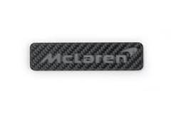 McLaren 570GT 2017 2018 2019 & 540C 570S 2016 2017 2018 2019 2020 & 600LT 2019 2020 & 620R 2021 & 675LT 650S 2015 2016 & 720S 2018 2019 2020 2021 2022 2023 & 750S 2024-ON & 765LT 2021 2022 & Artura 2023-ON & Elva 2021 & GT 2020 2021 2022 2023 & GTS 2025-ON & MP4-12C 2012 2013 2014 & P1 2013 2014 2015 & Senna 2019 2020 with Aftermarket Parts - Emblem Badge Carbon Fiber