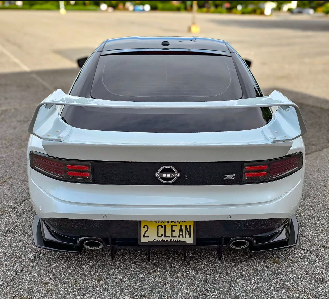 400z Blue Color Rear Nissan Z 400Z RZ34 Fairlady Aftermarket Parts PROJECT WIDEBODY Rear ...