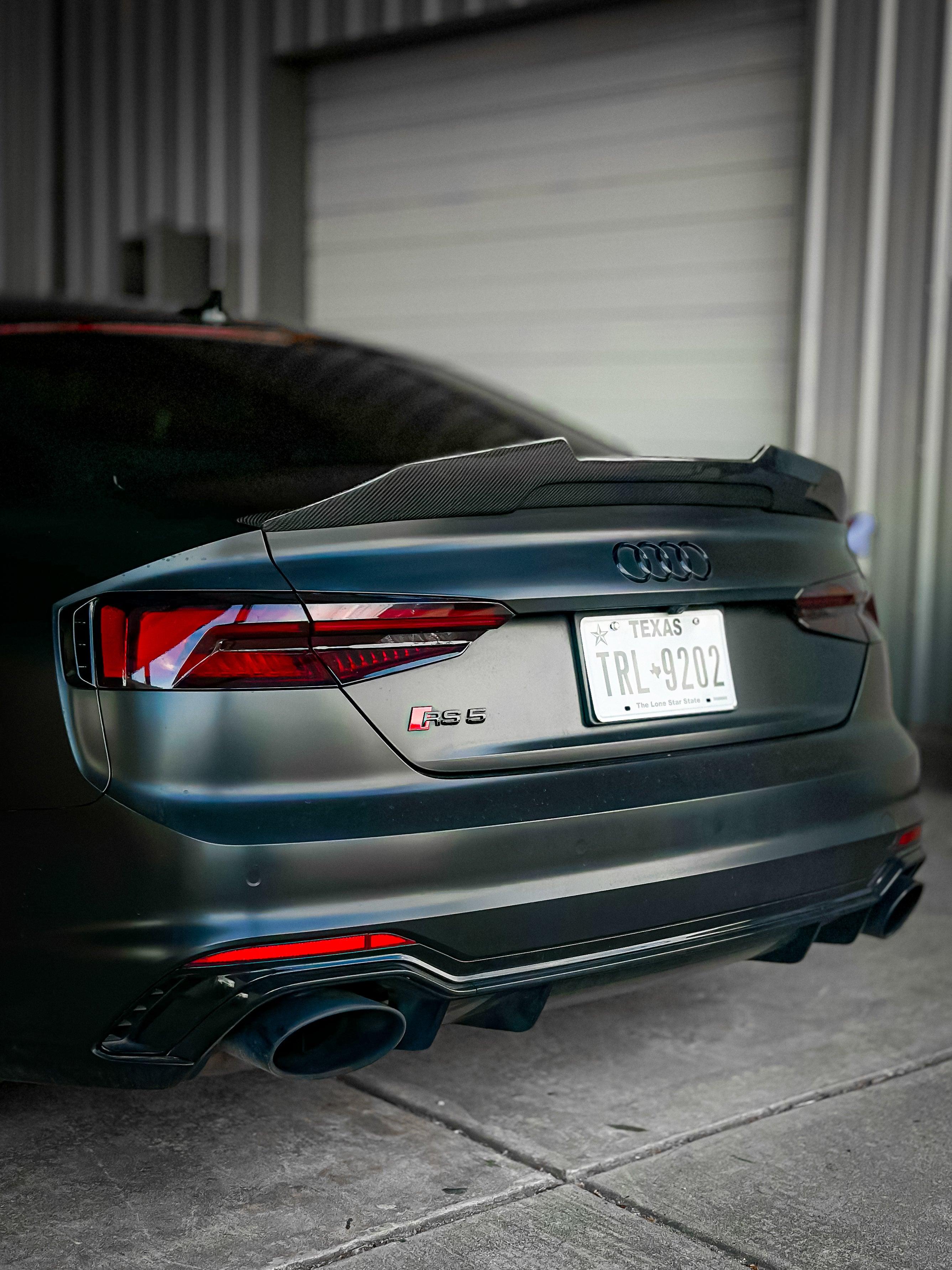 Aero Republic Carbon Fiber Rear Spoiler AR Style for Audi A5 S5 RS5 B9 B9.5 2017-ON
