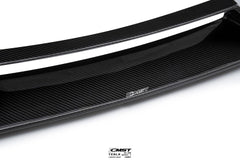 Tesla Model Y Performance AWD Long Range RWD Standard 2020-ON with Aftermarket Parts - V5 Style Front Lip Splitter Carbon Fiber / FRP from CMST Tuning