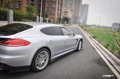 Porsche Panamera 970 970.2 2/4/4S/GTS/Turbo/Turbo S 2014-2016 with Aftermarket Parts - Vacuumed Carbon & FRP Side Skirts from CMST Tuning

