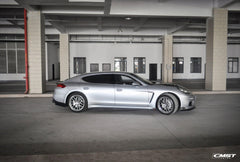 Porsche Panamera 970 970.2 2/4/4S/GTS/Turbo/Turbo S 2014-2016 with Aftermarket Parts - Vacuumed Carbon & FRP Side Skirts from CMST Tuning
