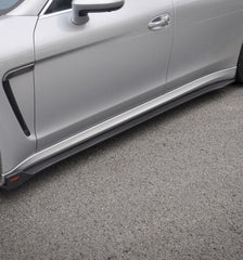 Porsche Panamera 970 970.2 2/4/4S/GTS/Turbo/Turbo S 2014-2016 with Aftermarket Parts - Vacuumed Carbon & FRP Side Skirts from CMST Tuning
