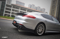 Porsche Panamera 970 970.2 2/4/4S/GTS/Turbo/Turbo S 2014-2016 with Aftermarket Parts - Vacuumed Carbon & FRP Rear Diffuser from CMST Tuning
