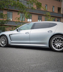 Porsche Panamera 970 970.2 2/4/4S/GTS/Turbo/Turbo S 2014-2016 with Aftermarket Parts - Vacuumed Carbon & FRP Side Skirts from CMST Tuning
