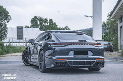 Porsche Panamera 971 971.1 RWD/Base/4/4S/GTS/Turbo/Turbo S 2017-2020 & Panamera 971 971.2 RWD/Base/4/4S/GTS/Turbo/Turbo S 2021-2023 with Aftermarket Parts - V2 Style Pre-preg Carbon & FRP Side Skirts from CMST Tuning
