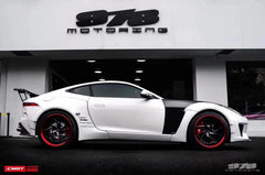 Jaguar F-Type SVR R S Base 2014-2020 with Aftermarket Parts - Widebody Wheel Arches Carbon Fiber / FRP from CMST Tuning
