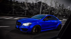 Mercedes Benz CLA45 AMG CLA250 C117 (fitment for CLA250 requires sport package bumper)  2014 2015 2016 with Aftermarket Parts - Widebody Front Wheel Archs Fender Flares & Intake Vent Valances & Rear Fender Flares Carbon Fiber / FRP from CMST Tuning