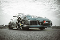 Porsche 997.1 911 Carrera/S/4S 2005 2006 2007 2008 & 997.1 911 Carrera/S/4S 2009 2010 2011 2012 & (Designed to be installed together only with CMST GT3 conversion kit bumper) with Aftermarket Parts - Front Canards Carbon Fiber / FRP from CMST Tuning