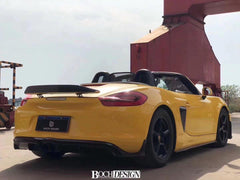 Porsche 981 Boxster (Base / S / GTS) 2012 2013 2014 2015 2016 with Aftermarket Parts - Rear Diffuser Carbon Fiber / FRP from CMST Tuning