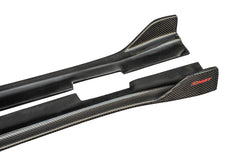 Porsche Panamera 970 970.1 2/4/4S/GTS/Turbo/Turbo S 2010-2013 with Aftermarket Parts - Vacuumed Carbon & FRP Side Skirts from CMST Tuning
