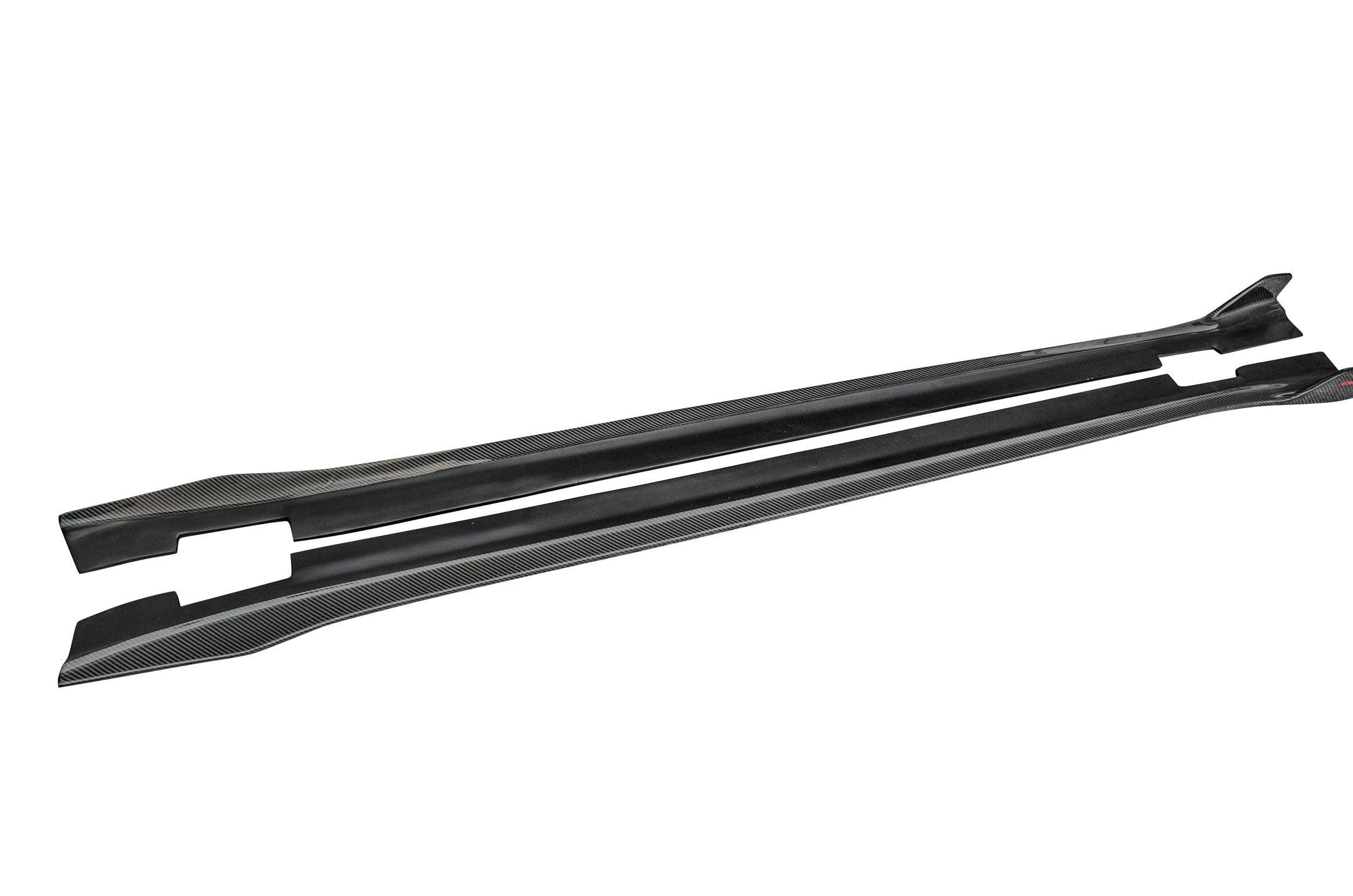 Porsche Panamera 970 970.1 2/4/4S/GTS/Turbo/Turbo S 2010-2013 with Aftermarket Parts - Vacuumed Carbon & FRP Side Skirts from CMST Tuning
