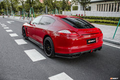 Porsche Panamera 970 970.1 2/4/4S/GTS/Turbo/Turbo S 2010-2013 with Aftermarket Parts - Carbon Fiber & FRP Rear Diffuser from CMST Tuning
