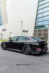 Porsche Panamera 976 Base 4 4S E-Hybird GTS Turbo 2024 with Aftermarket Parts - Front Lip FRP / Pre-preg Carbon Fiber from CMST Tuning
