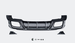 Porsche Panamera 976 Base 4 4S E-Hybird GTS Turbo 2024 with Aftermarket Parts - Front Lip FRP / Pre-preg Carbon Fiber from CMST Tuning
