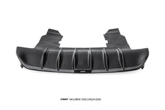 McLaren 720s 2018 2019 2020 2021 2022 2023  with Aftermarket Parts - 765lt Conversion Rear Bumper & Rear Diffuser & Rear Canards Carbon Fiber / FRP from CMST Tuning