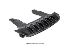 McLaren 720s 2018 2019 2020 2021 2022 2023  with Aftermarket Parts - 765lt Conversion Rear Bumper & Rear Diffuser & Rear Canards Carbon Fiber / FRP from CMST Tuning