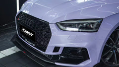 Audi S5 A5 S-line (with s-line bumper, does not base model) B9 2017 2018 2019 & RS5 B9 2018 2019 with Aftermarket Parts - Front Lip Carbon Fiber from CMST Tuning