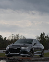 Audi RS3 S3 A3 8V / 8V.5 2014 2015 2016 2017 2018 2019 2020 with Aftermarket Parts - V2 Hood Bonnet Carbon Fiber / FRP from CMST Tuning