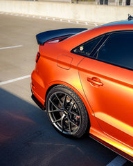 Audi RS3 S3 A3 8V/8V.5 2014 2015 2016 2017 2018 2019 2020 with Aftermarket Parts - V2 Style Rear Spoiler Carbon Fiber from CMST Tuning