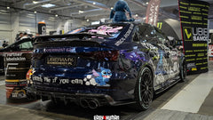 Audi RS3 S3 A3 8V/8V.5  2014 2015 2016 2017 2018 2019 2020 with Aftermarket Parts - V3 Style Rear Spoiler Wing Carbon Fiber from CMST Tuning