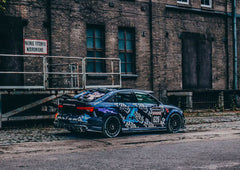 Audi RS3 S3 A3 8V/8V.5  2014 2015 2016 2017 2018 2019 2020 with Aftermarket Parts - V3 Style Rear Spoiler Wing Carbon Fiber from CMST Tuning