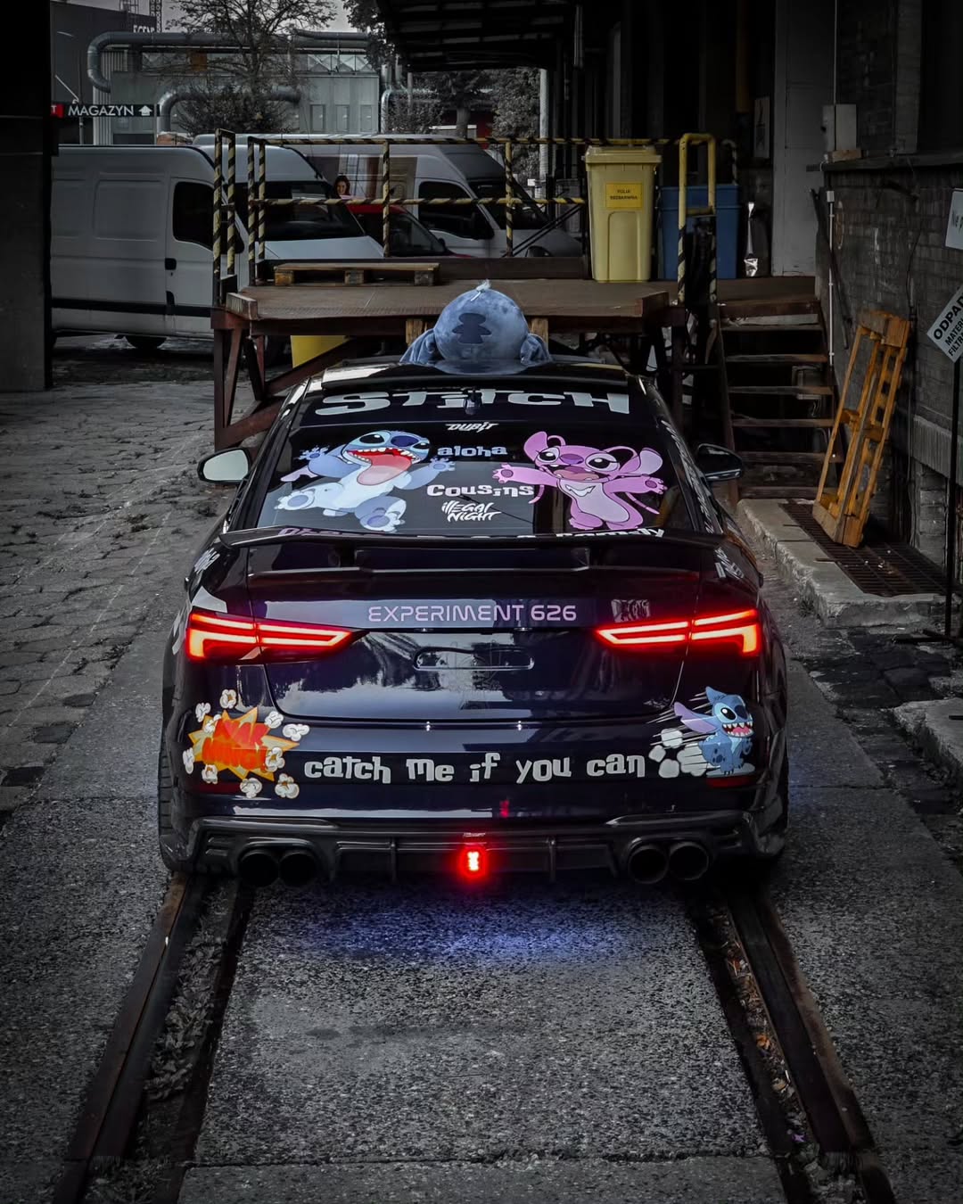 Audi RS3 S3 A3 8V/8V.5  2014 2015 2016 2017 2018 2019 2020 with Aftermarket Parts - V3 Style Rear Spoiler Wing Carbon Fiber from CMST Tuning