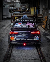 Audi RS3 S3 A3 8V/8V.5  2014 2015 2016 2017 2018 2019 2020 with Aftermarket Parts - V3 Style Rear Spoiler Wing Carbon Fiber from CMST Tuning