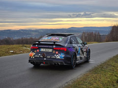 Audi RS3 S3 A3 8V/8V.5 2014 2015 2016 2017 2018 2019 2020 with Aftermarket Parts - Rear Diffuser Carbon Fiber from CMST Tuning