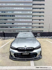 BMW 3 Series 330i M340i G20 G21 LCI 2023 2024 (fitment for 330i requires M-Sport package bumper) with Aftermarket Parts - Front Lip Pre-preg Carbon Fiber / FRP from CMST Tuning