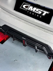 BMW 3 Series 330i M340i G20 G21 LCI 2023 2024 (fitment for 330i requires M-Sport package bumper) with Aftermarket Parts - Rear Diffuser Pre-preg Carbon Fiber / FRP from CMST Tuning