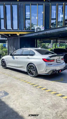BMW 3 Series 330i M340i G20 G21 Pre-LCI 2020 2021 2022 (fitment for 330i requires M-Sport package bumper) with Aftermarket Parts - Rear Diffuser Carbon Fiber / FRP from CMST Tuning