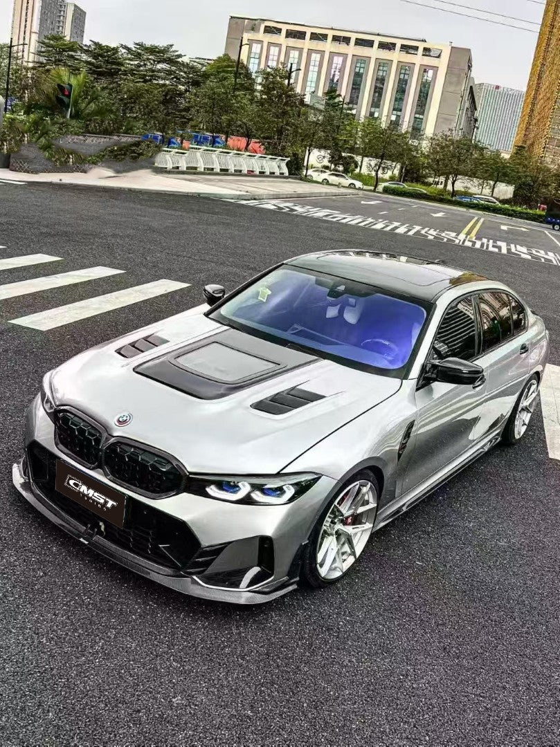 BMW 3 Series M340i 330i G20 G21 2019-ON with Aftermarket Parts - Hood Bonnet Carbon Fiber / FRP from CMST Tuning