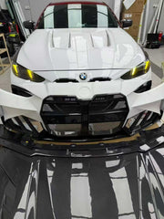 BMW 4 Series M440 430 G22 G23 2020-ON & 4 Series M440 430 G26 2020-ON with Aftermarket Parts - HORIZON Front Bumper & Gill Carbon Fiber / FRP from CMST Tuning