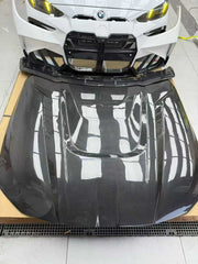 BMW 4 Series M440 430 G22 G23 2020-ON & 4 Series M440 430 G26 2020-ON with Aftermarket Parts - HORIZON V3 Hood Dry Pre-preg Carbon Fiber / FRP from CMST Tuning