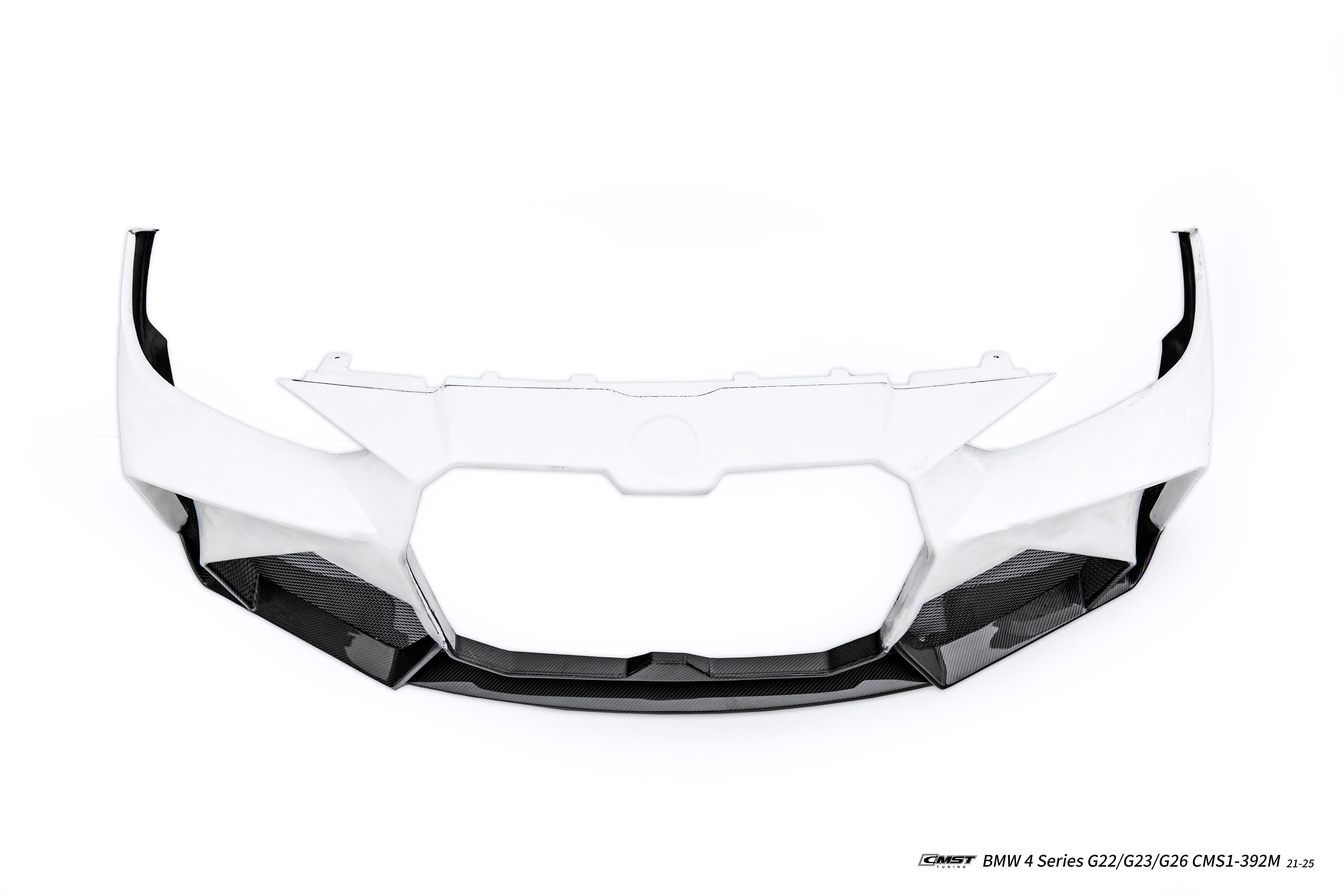 BMW 4 Series M440 430 G22 G23 2020-ON & 4 Series M440 430 G26 2020-ON with Aftermarket Parts - HORIZON Front Bumper & Gill Carbon Fiber / FRP from CMST Tuning